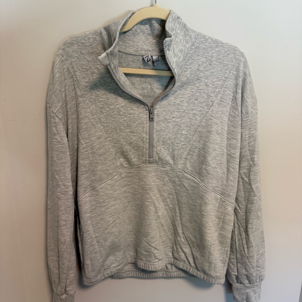 Women’s Z by Zella Gray Quarter-Zip Sweater